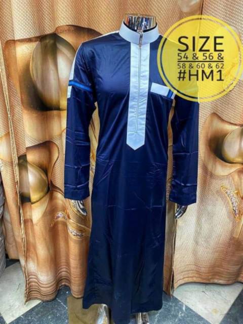 Jubah pria Daffa Al haromain import mesir original