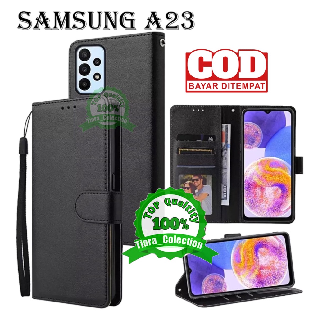 CASE FLIP SAMSUNG A23 CASING HP / COVER HP UNTUK SAMSUNG GALAXY A23 LETAHER FLIP CASE DOMPET