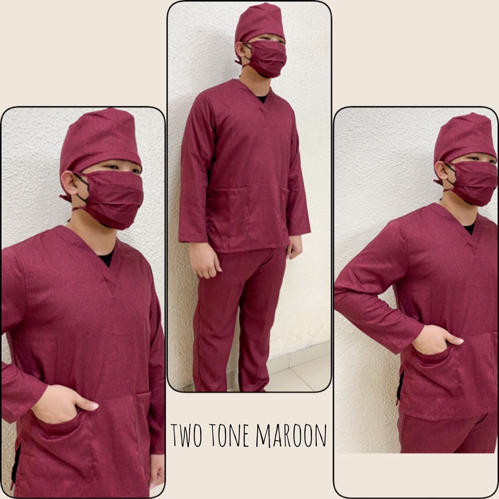 Baju jaga oka bahan Two tone merk Dua Saudara