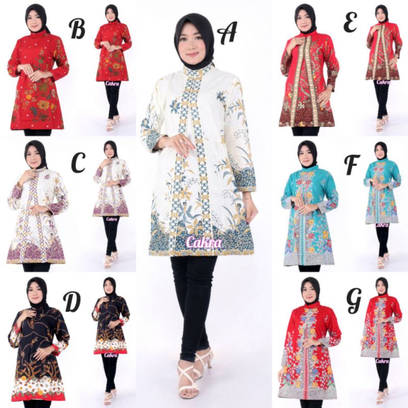 tunik batik cantik terbaru-tunik batik modern-tunik batik mewah-tunik batik terbaru 2022-tunik batik