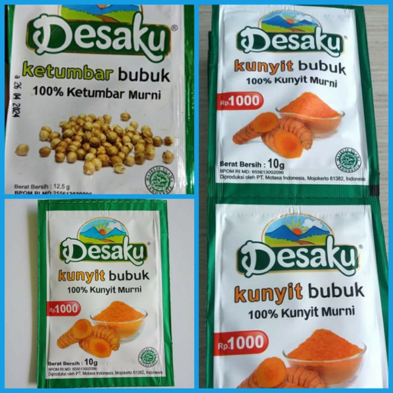 

Bumbu Desaku Ketumbar Bubuk Kunyit Bubuk Murni 100% ECER