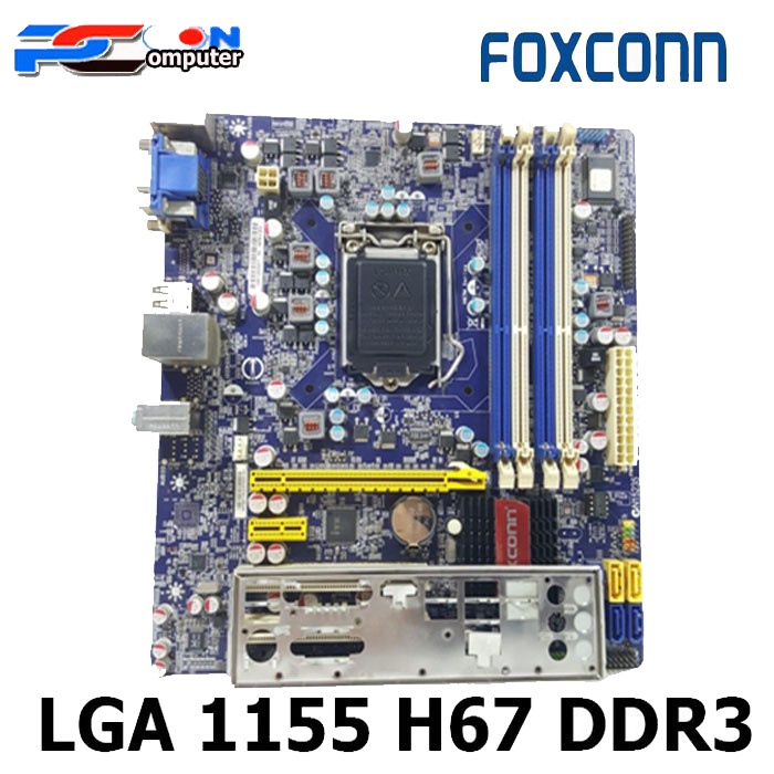 Mainboard Mobo Motherboard LGA 1155 H67 FOXCONN GEN 3 IVYBRIDGE