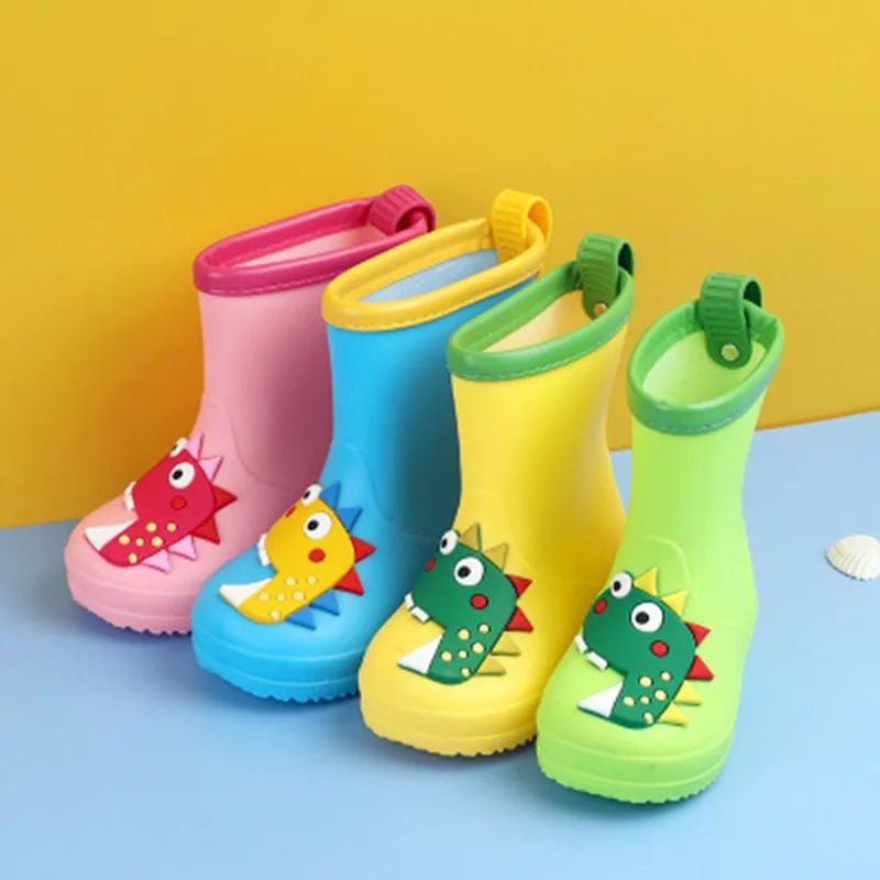 DINOSAUR Rain BOOTS Sepatu boot anak anti air top