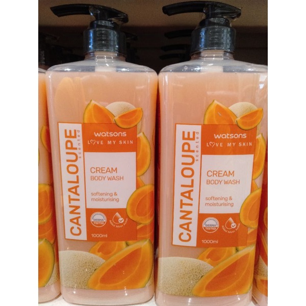 Jual WATSONS cantaloupe scanted gel body wash 1Liter