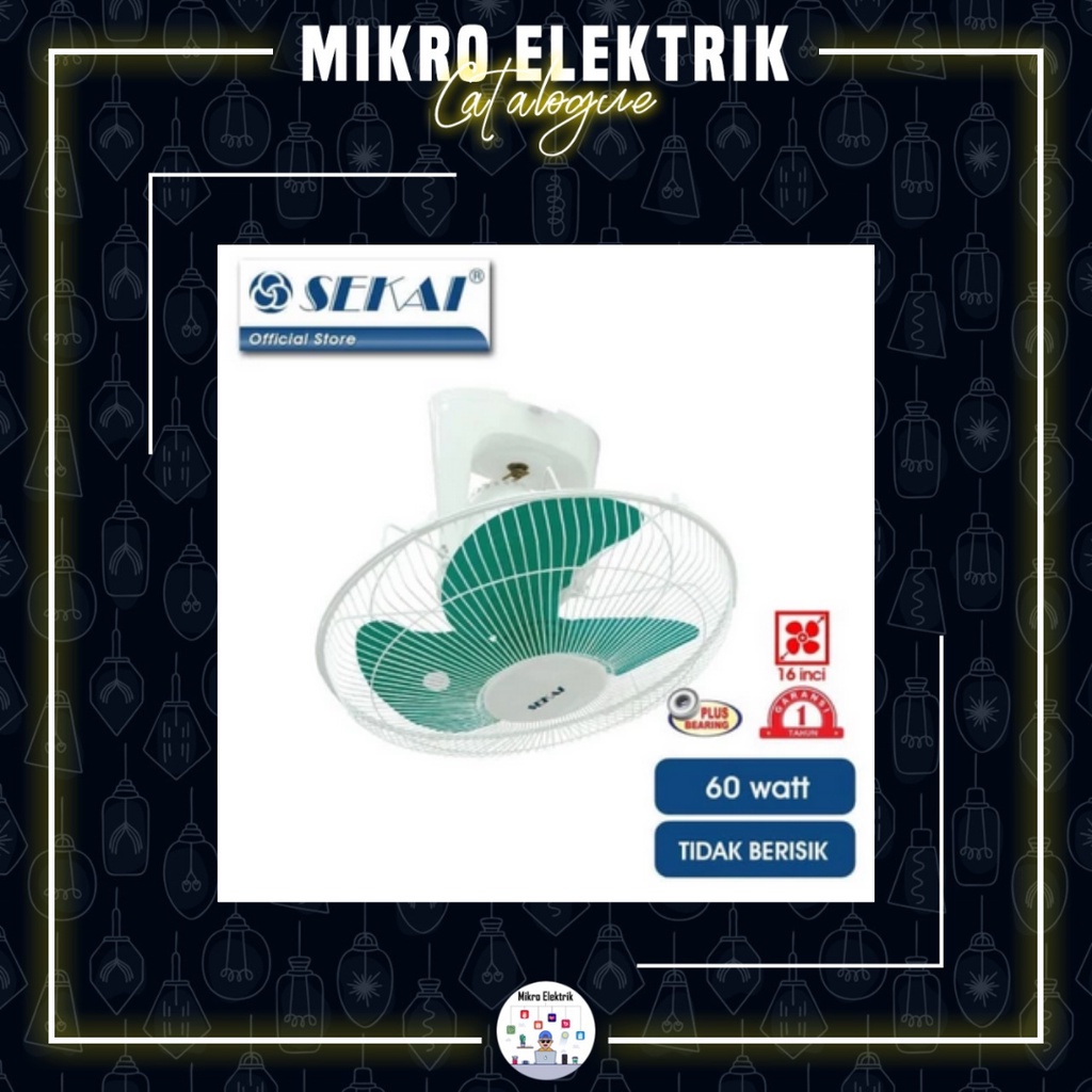 Kipas Sekai Plafon Autofan COF 1651 ( 16 inch )