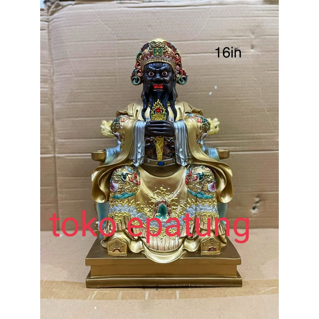 patung raja neraka / giam lo ong - mamer -16 inch (l)