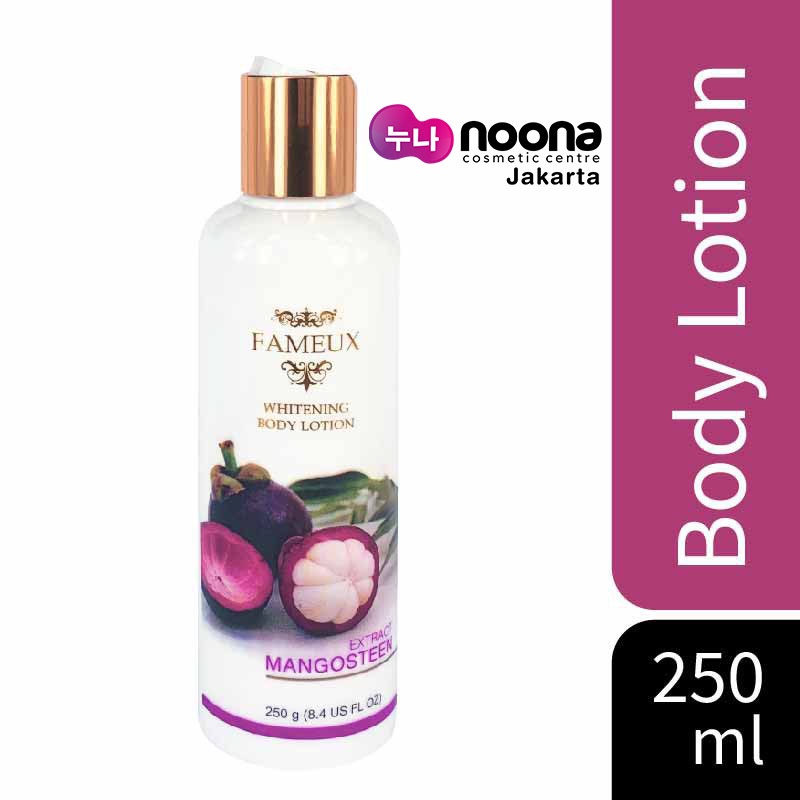 FAMEUX WHITENING BODY LOTION EXTRACT MANGOSTEEN 250GR -NJ