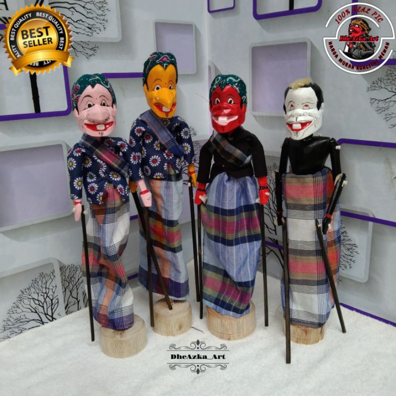 Wayang Golek Panakawan 1set (4 Golek)