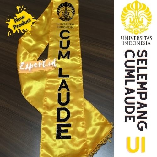 MURAH Selempang Cumlaude UI / Selempang Wisuda / Toga Universitas Indonesia