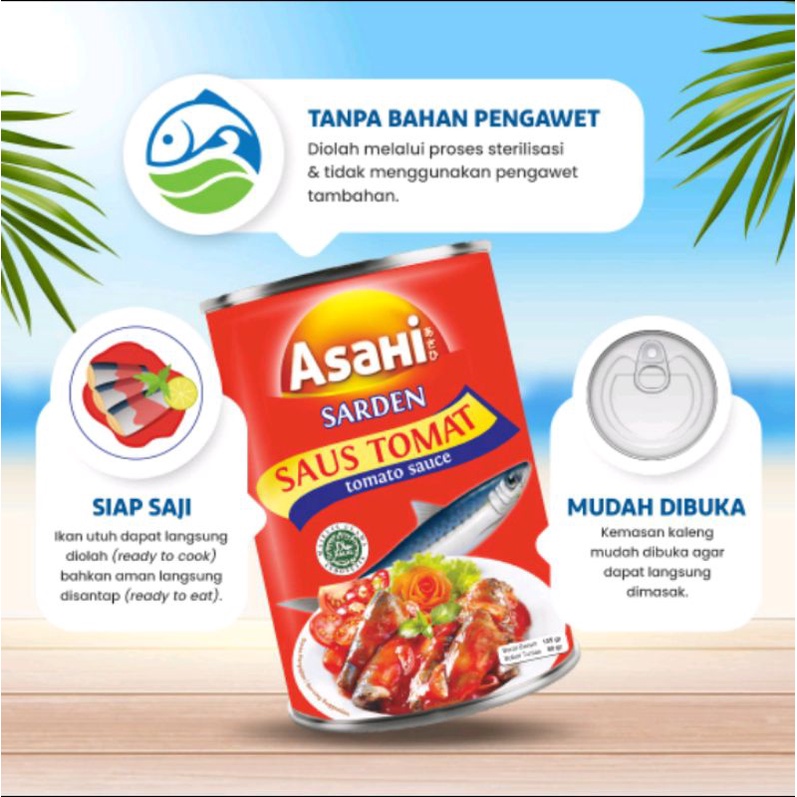 Asahi Sarden Saos Tomat &amp; Pedas 425gr