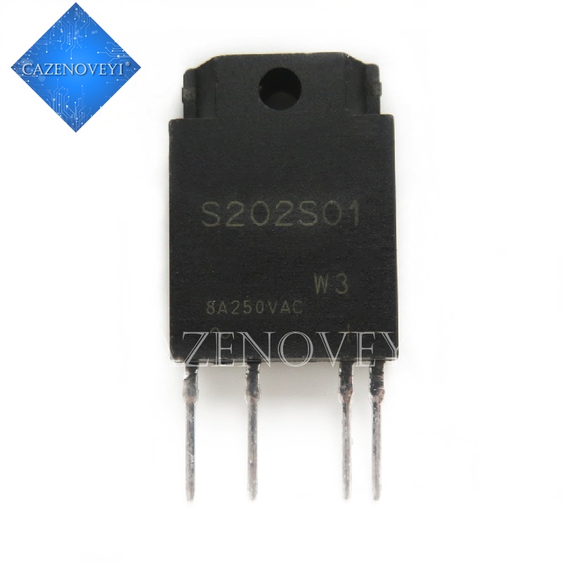 1pc / Lot S202S01F S202S01 Relay Ssr 240vac 8a Triac 4-sip Solid State