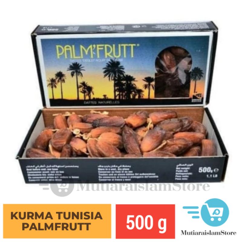 

Kurma Kemasan 500 Gram | Tunisia Tangkai Deglet Nour