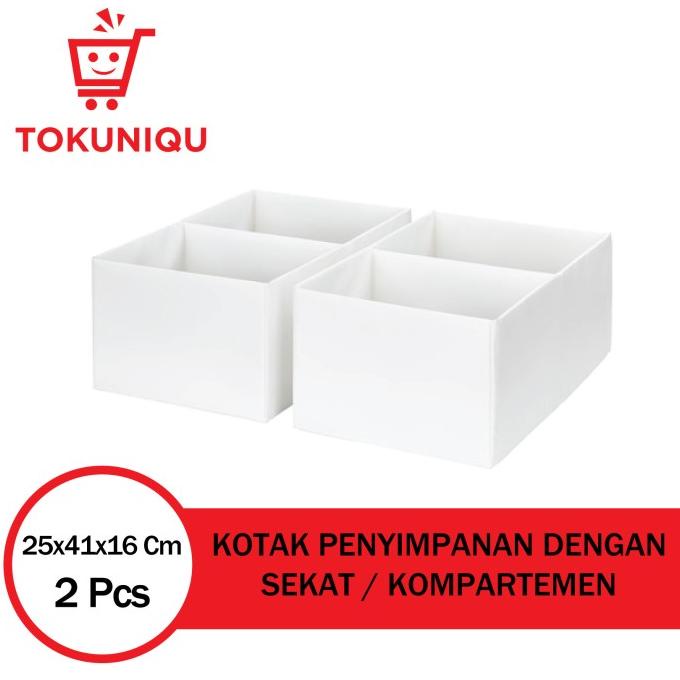 

Kotak Penyimpanan Dengan Kompartemen/Kotak Kompartemen Besar RSL-2 Pcs ---Ready---