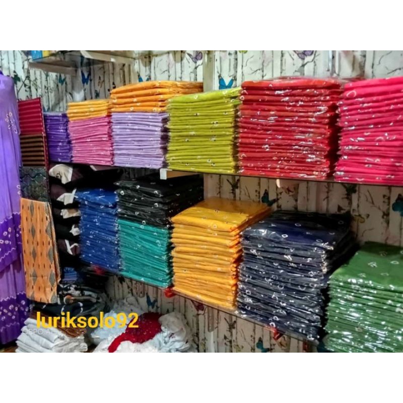 Kain Jumputan ASLI Solo ( HANDMADE)