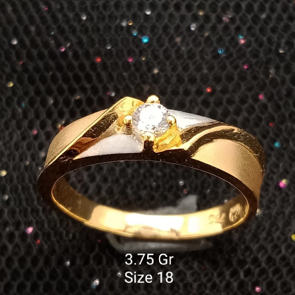 Cincin Emas 17 K - 3.75 Gr Kadar 750 - 2118