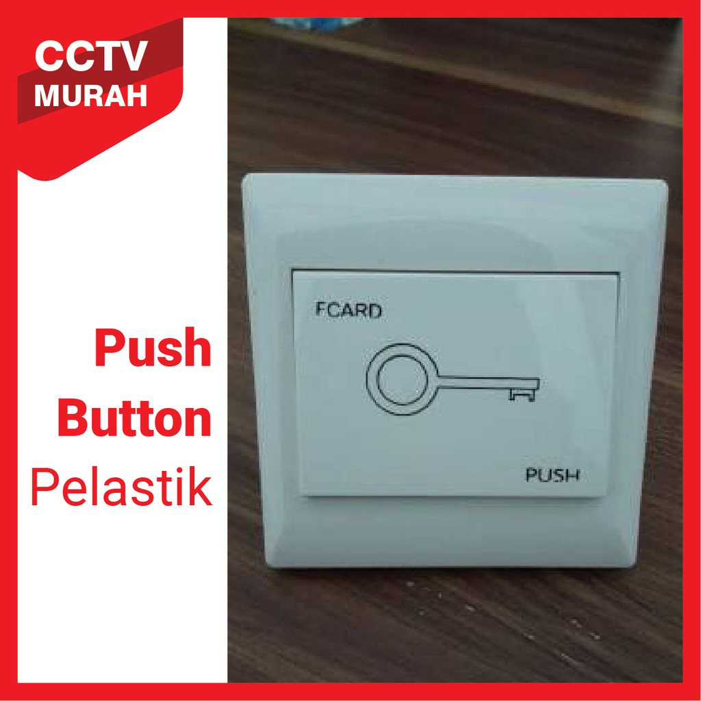 Exit Button Plastic || Type PB-EX005 || Plastic || Access Control Door Button