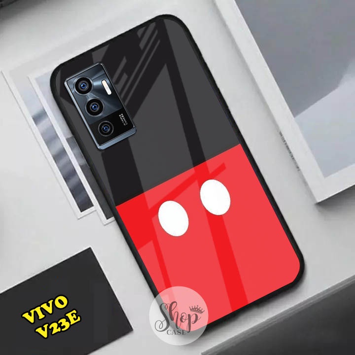 Softcase Glass Vivo V23e - Case Vivo V23e - Case Lucu - case Vivo V23e - kesing Vivo V23e - softcase