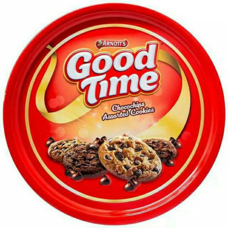 

Biscuit Good time 149 gram dan 277 gram / good time kaleng kecil / good time kaleng besar chocochip assorted cookies