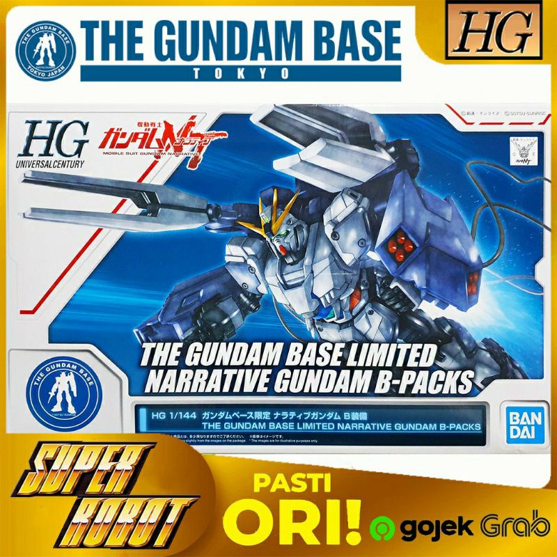 Jual BANDAI HG Narrative Gundam B Packs - HGUC The Gundam Base Limited ...