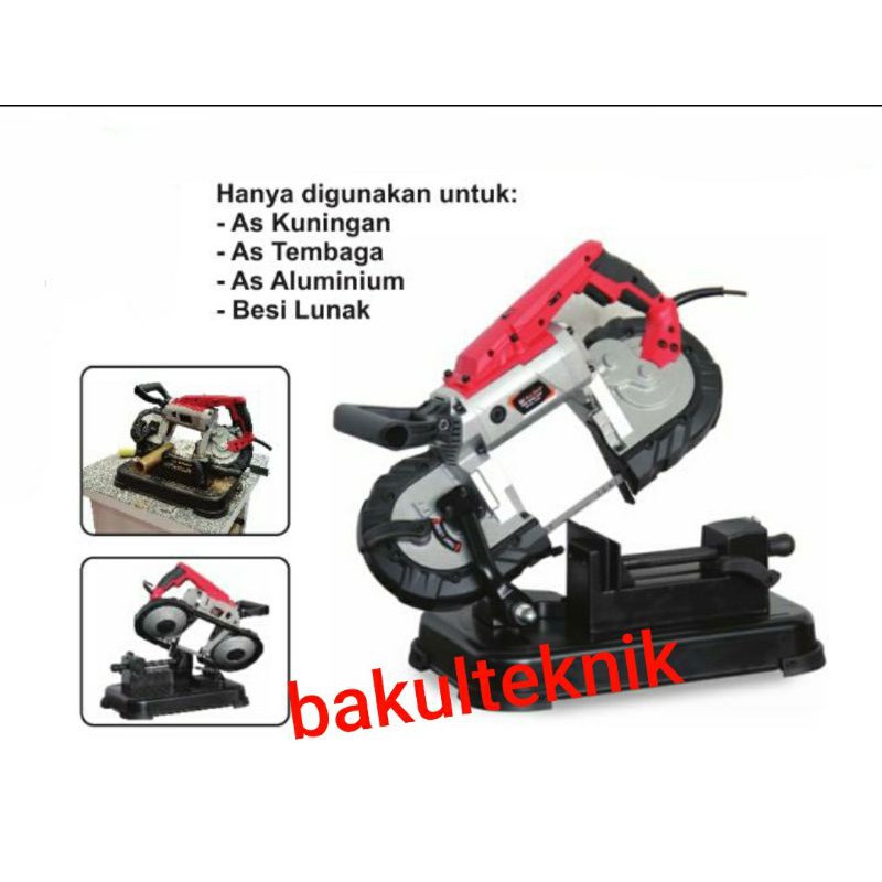Mesin Bandsaw untuk Potong Besi dan Aluminium
