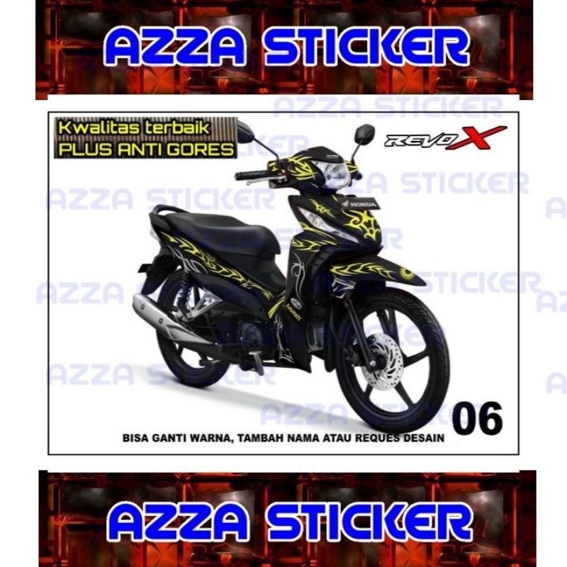 Sticker Striping Decal Revo X Full Body, Sticker Decal Revo X Full Body, Decal Revo X 06