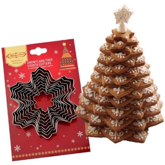 Cetakan Cookies Cutter Pohon Natal