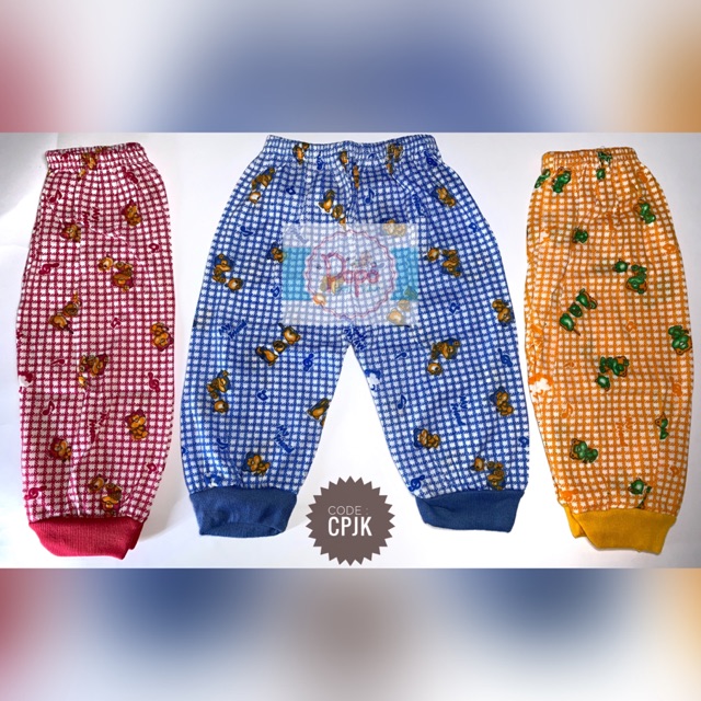 CELANA PANJANG BAYI/ANAK MOTIF SABLON (LUSINAN)