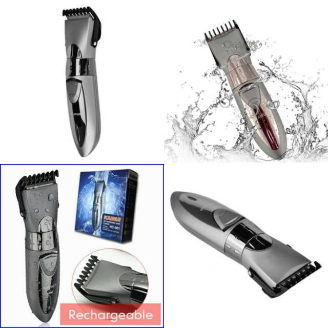 Alat Cukur/Hair Clipper Rechargeble wet dan dry