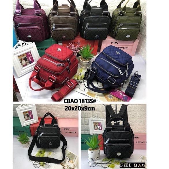 ™ Tas Wanita Import Jinjing Selempang Ransel CHIBAO Small CB1813 1813 CB1813s 1813s Bordir Ketupat ➾