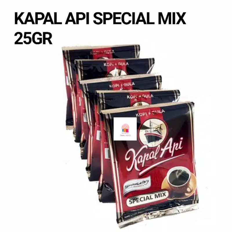 Kopi Kapal Api Special Mix 25 gr RENCENG ( isi 10 )