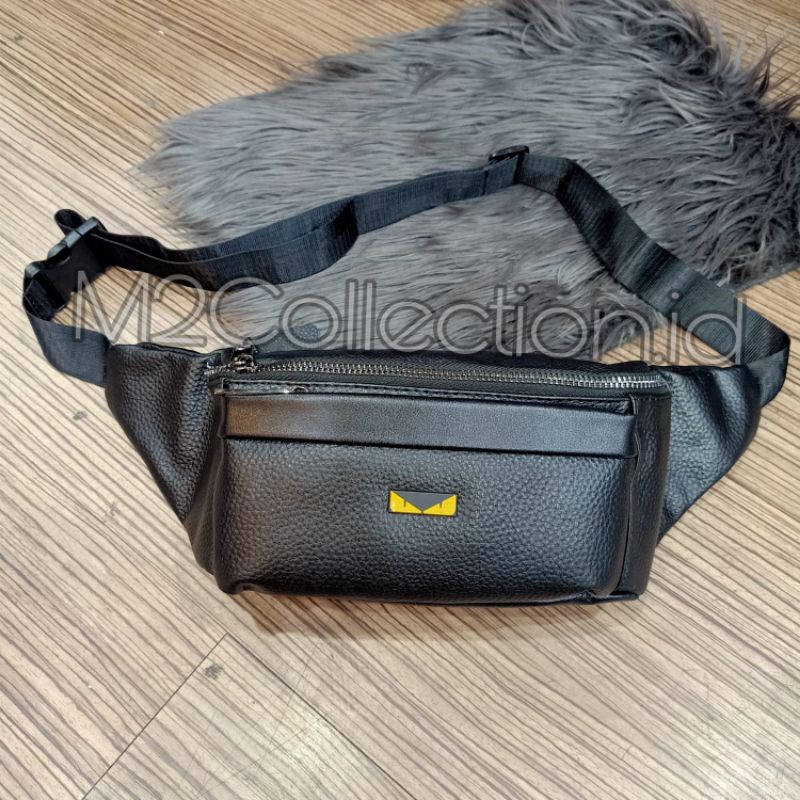 Waistbag Fendi Leather Belt Bag Tas Pinggang Kulit Asli Premium Quality