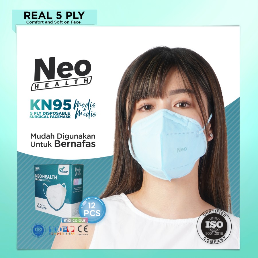 Masker Neo / Neo Mask KN95 KN95 5 Ply Perbox isi 24