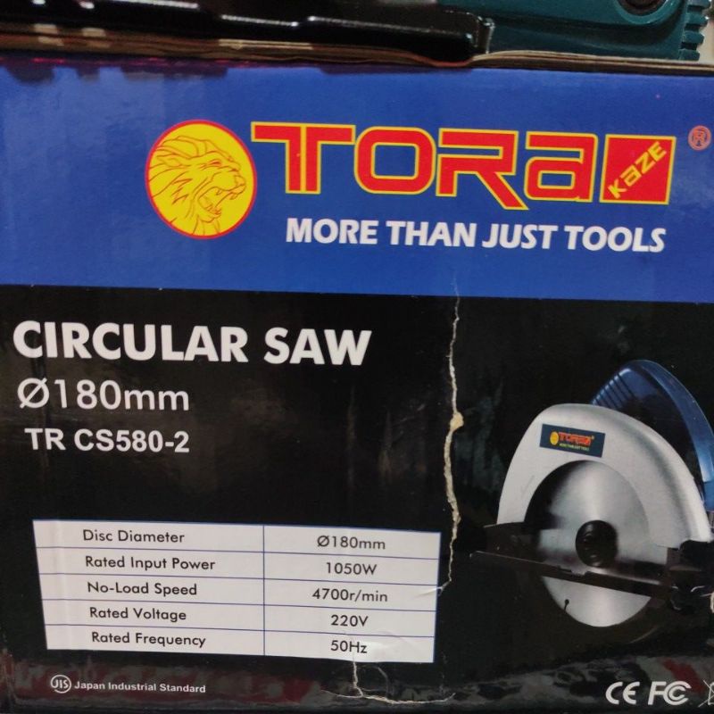 circular Saw TORA (180mm) /mesin belah kayu/mesin potong kayu 7inch TORA