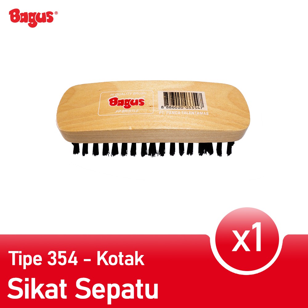 Bagus Sikat Sepatu Sikat Kayu Sikat Kotak Sikat Nilon Tipe 354