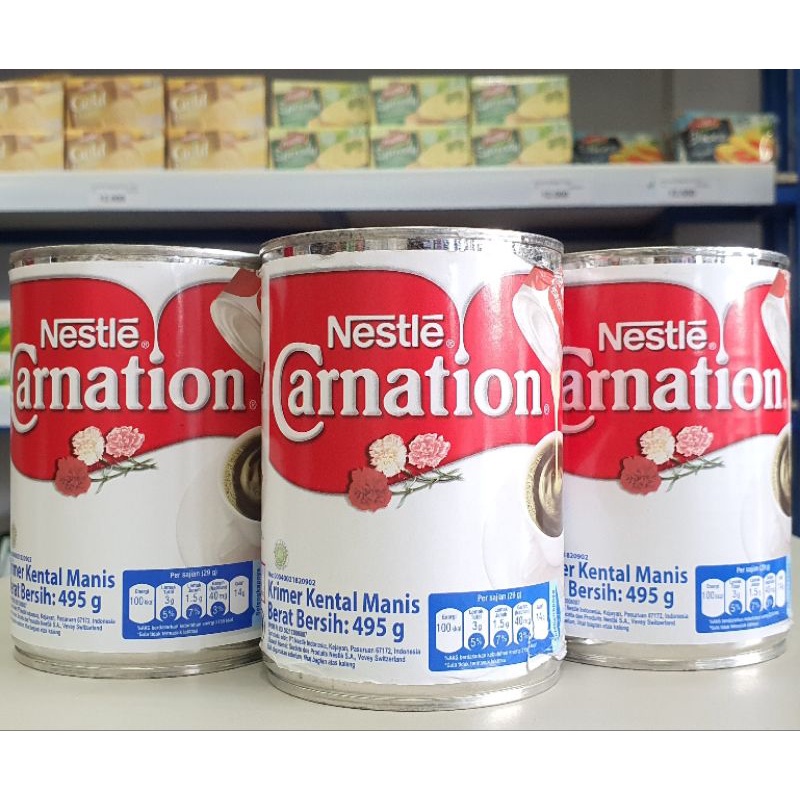 

Nestle Carnation Krimer Kental Manis 488Gr / Susu Carnation Kaleng 488Gr