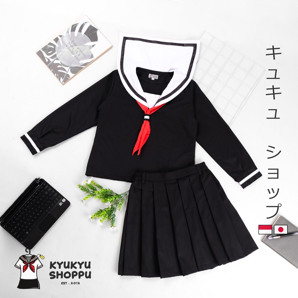 (READY STOCK) Enma Ai-Jigoku Shoujo costume By KYUKYU (Ky007c) High Quality REAL PIC-seragam sekolah