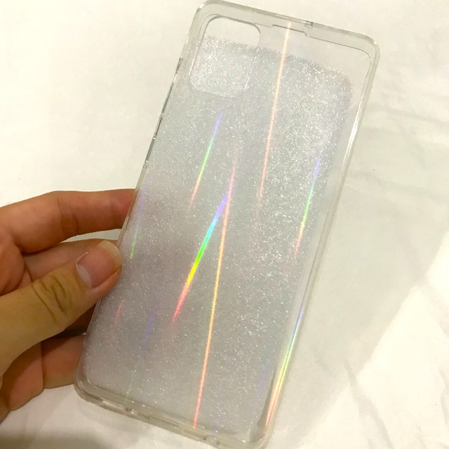 case samsung A51 rainbow reflective
