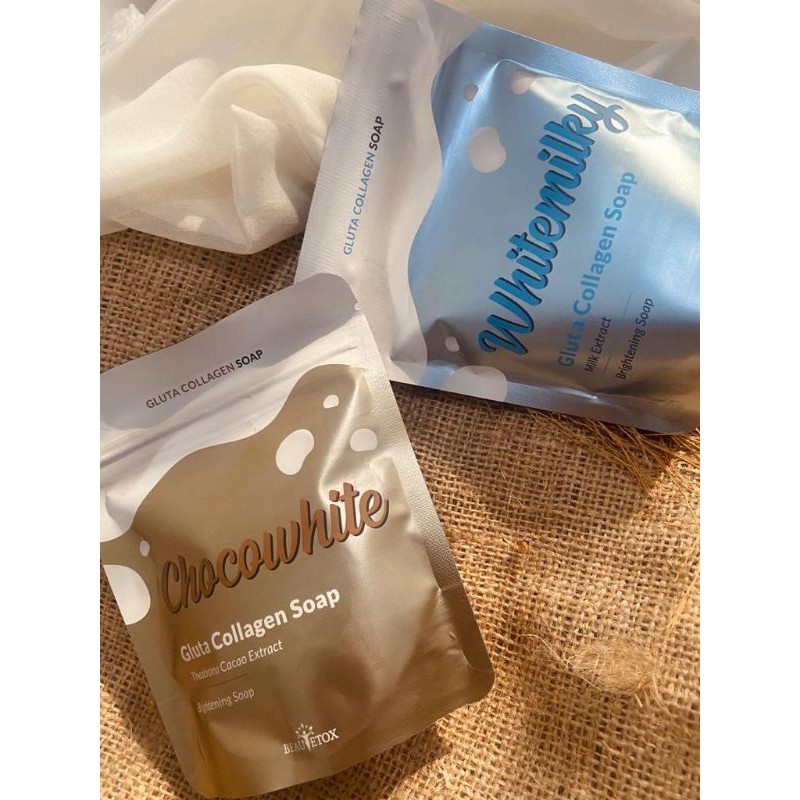 (BPOM)Sabun Pemutih GLUTA COLLAGEN SOAP BEAUTETOX 1000% Viral Tiktok