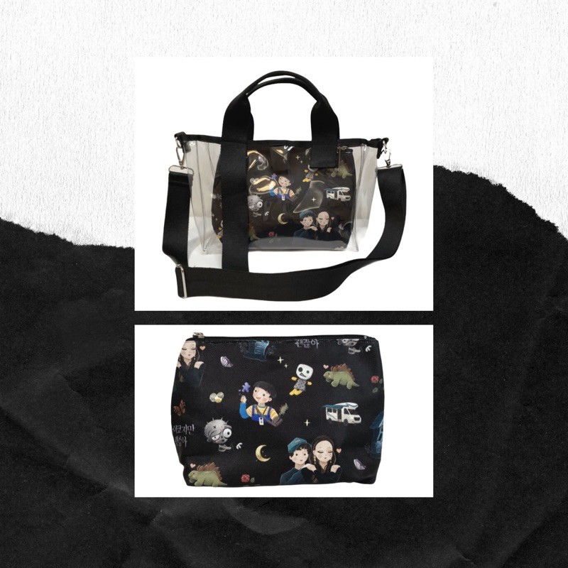 

clear bag it’s okay to not be okay 2BLACK