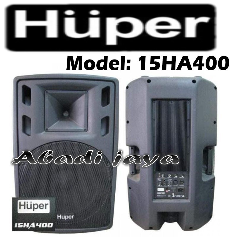 speaker aktif Huper 15ha400 15 ha400 15 ha 400 15in 2pcs Huper ha 400 ORYGINAL