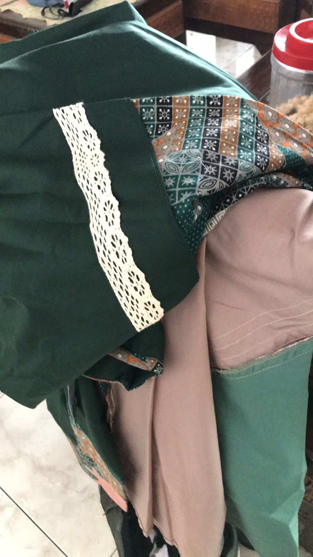 Azura Dress (gamis Toyobo Kombinasi Batik // Gamis Kondangan // Gamis Pesta)