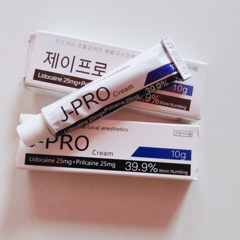 Anestesi cream j pro 39,9% bius untuk sulam alis mts laser couter
