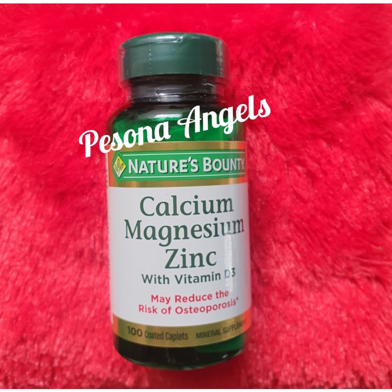 Natire's Bounty Calsium, Magnesium, Zinc, D3 - 100 kaplet