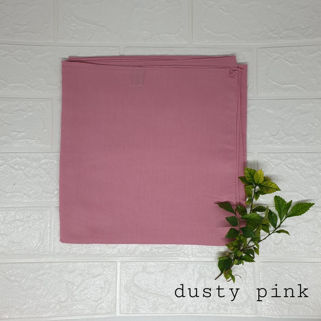 Hijab segi empat paris premium paris amour-Dusty pink