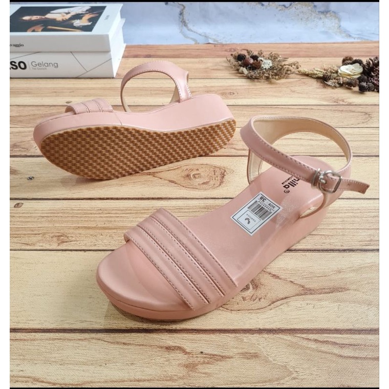 ABBUSHOES  Ph 13 wedges kokop tali sol karet lolita 5cm