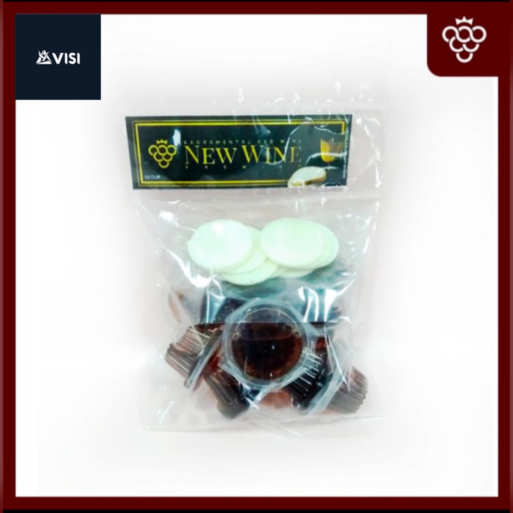 

Anggur Perjamuan Premium Isi 5+Hosti