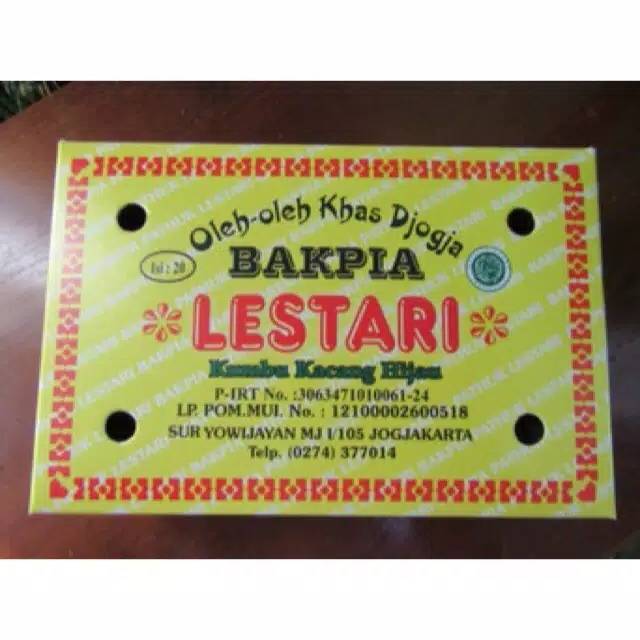 

Bakpia lestari bakpia kacang hijau bakpia jogja