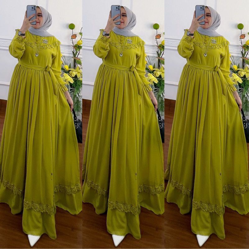 DRESS MUSLIM, baju wanita, dress, gamis, Baju gamis, fashion wanita, Naraya Dress