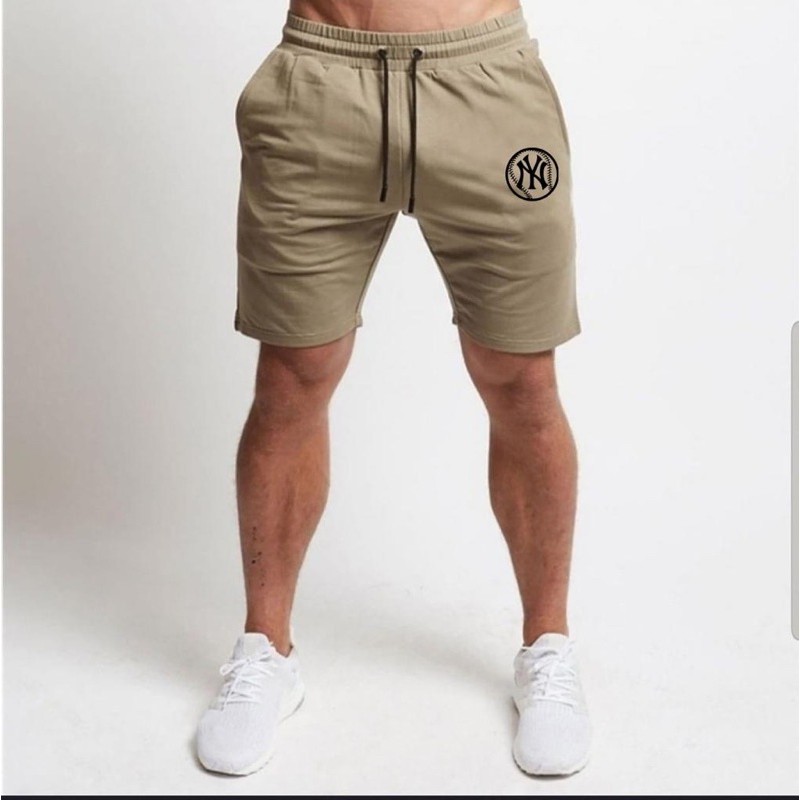 NAT'S.Celana pendek pria/cowok logo BALL NY,bahan babyterry premium,logo tidak luntur,bisa COD