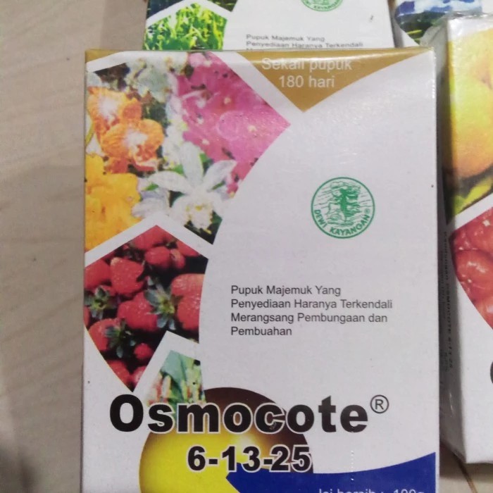 Pupuk Osmocote Dekastar 6-13-25 100g | Pupuk Penyubur Bunga & Buah